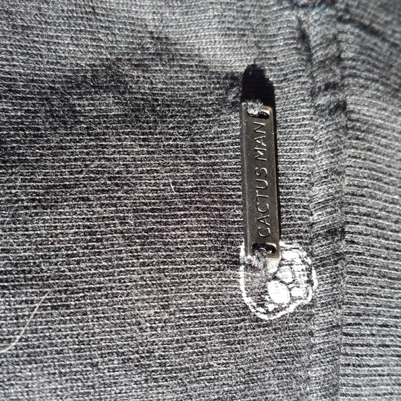 Ricky Singh Cactus Man Black Skulls Sweatshirt Size L - Picture 5 of 6